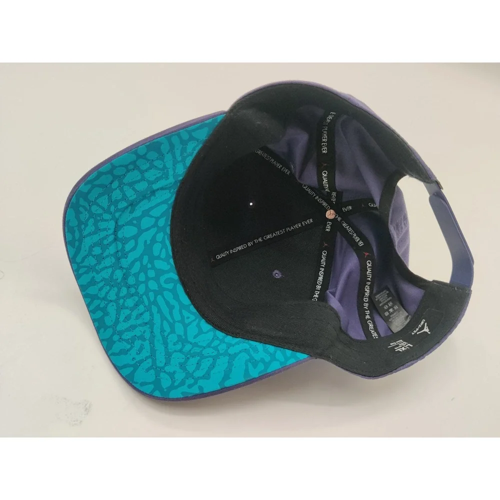 Jordan Golf Rise Cap Purple Teal Jumpman Dri-FIT Snapback Hat L/XL FD5182-503